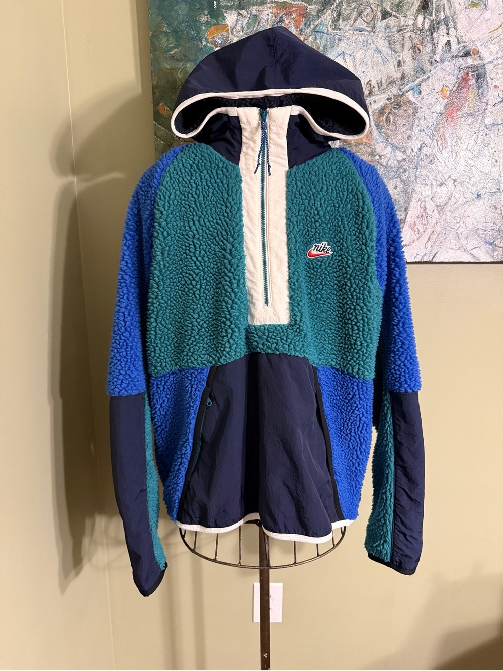 Nike Heritage Deep Pile Fleece 1/2 Zip